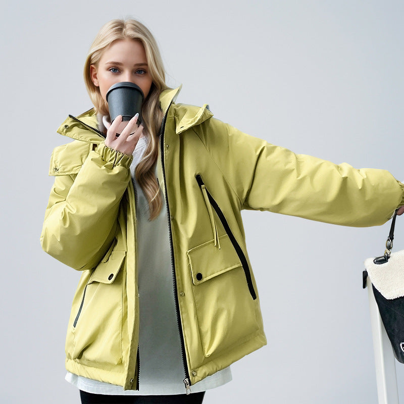Damen sportliche Übergangsjacke mit vielfältigen Taschen und verstellbarem Kragen Krohn-e