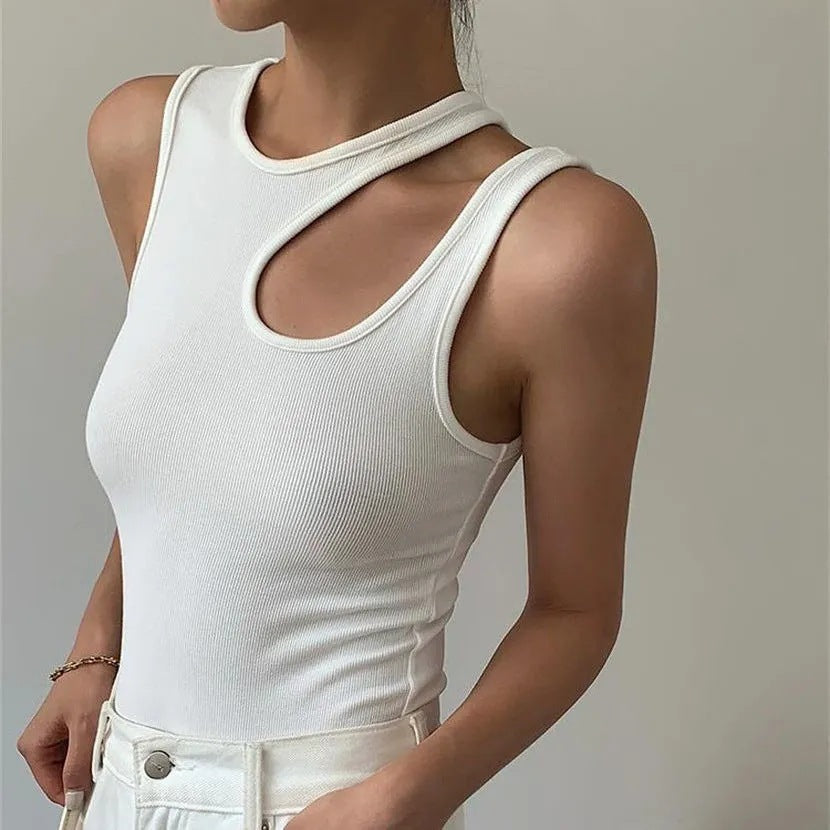Damen Tanktop mit einzigartigem Cut-Out Design und sportlichem Schnitt Krohn-e