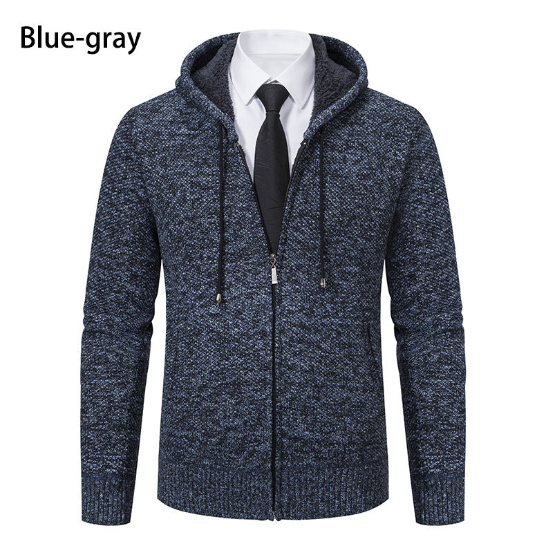 Herren Strickjacke mit modernem Schnitt und praktischem Reißverschluss Krohn-e