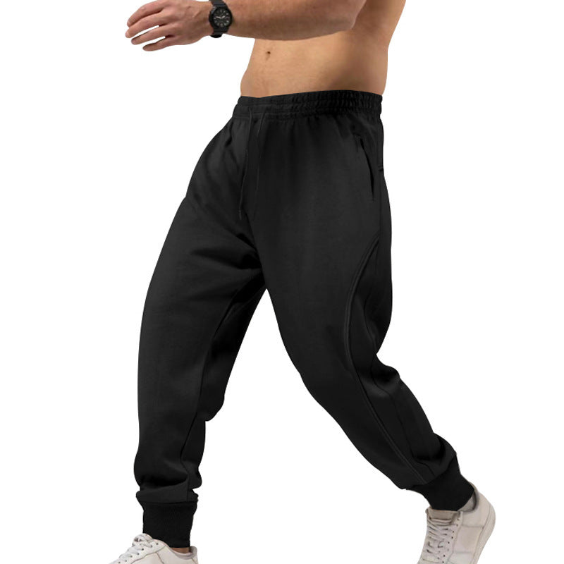Herren sportliche Jogginghose mit elastischem Bund und Taschen Krohn-e