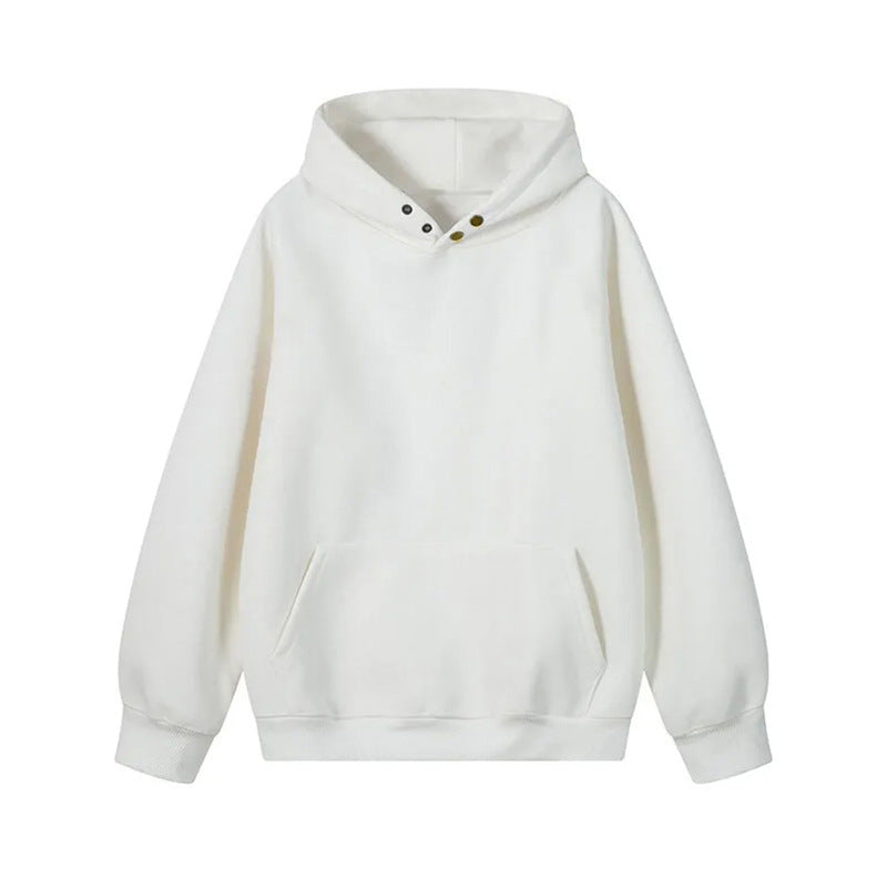 Damen Kapuzenpullover mit innovativem Schnitt und praktischen Druckknöpfen Krohn-e