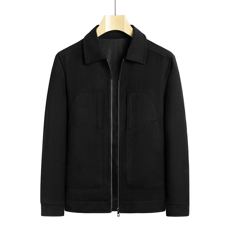 Herren lässige Freizeitjacke mit praktischen Taschen Krohn-e