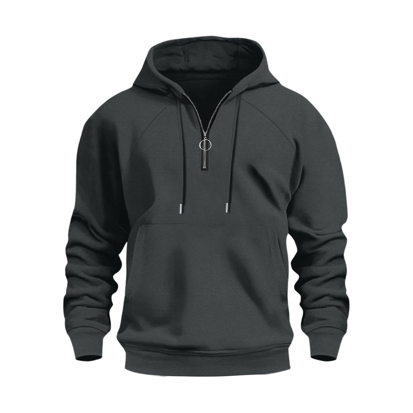 Herren funktionale Kapuzenpullover mit halbem Reißverschluss Krohn-e