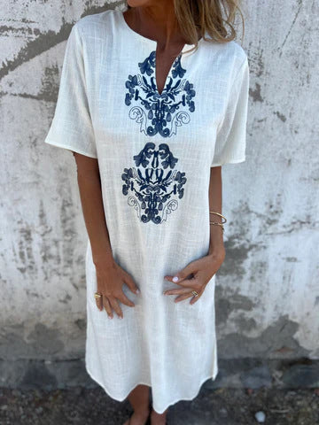 Damen Sommerliches Kleid mit aufwendiger Stickerei Krohn-e