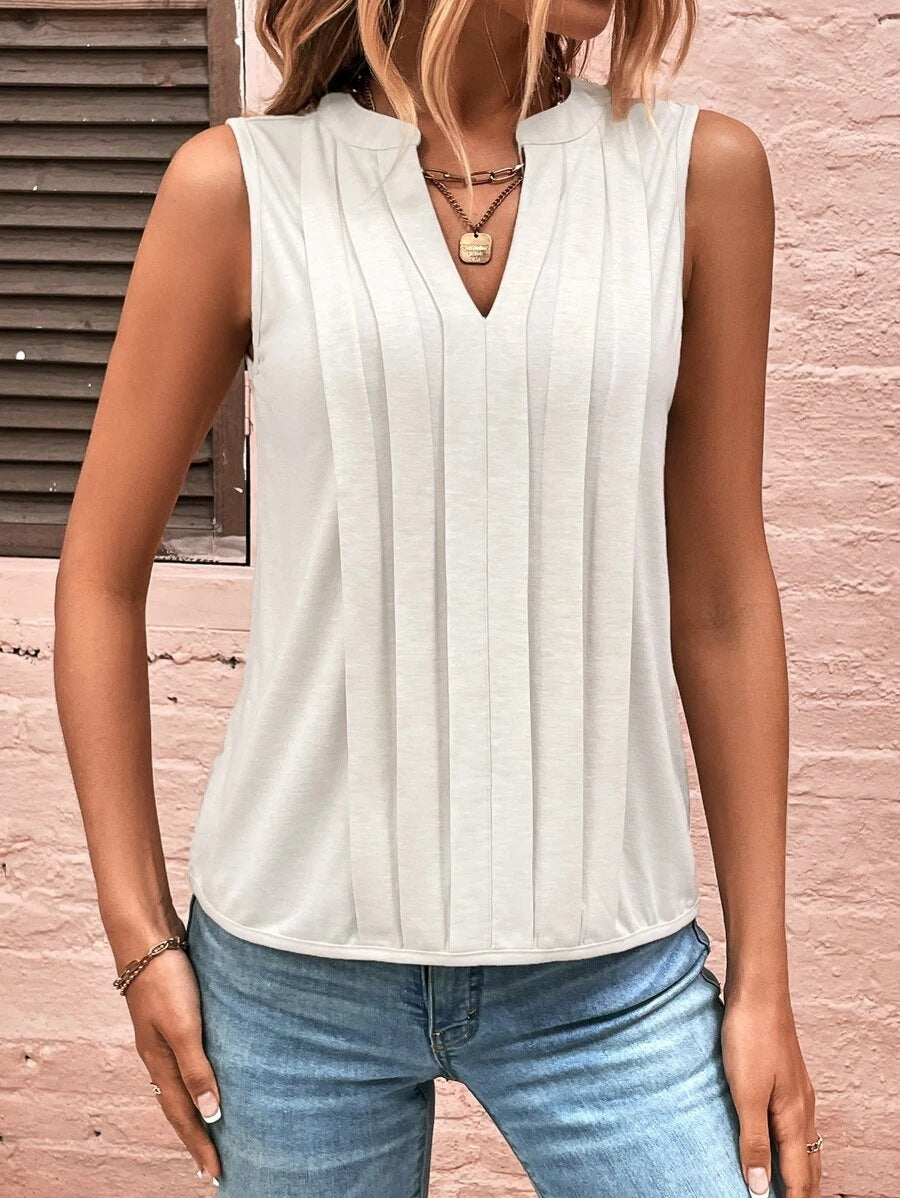 Damen elegante ärmellose Bluse Krohn-e