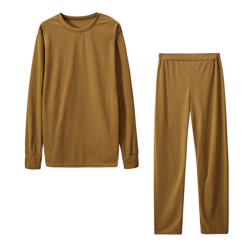 Damen Langarm Schlafanzug Set mit elastischen Hosen Krohn-e