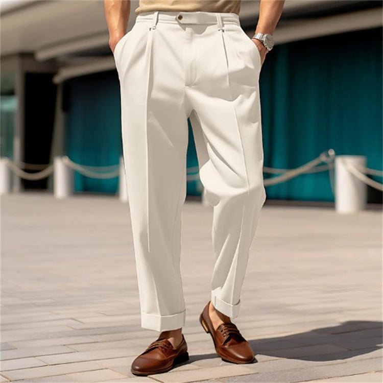 Herren Anzughose: Elegant, bequem und gerade geschnitten