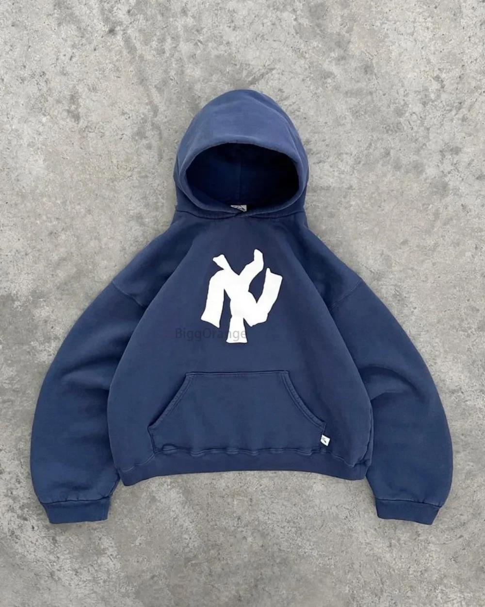 Damen lässiger Sweatshirt mit oversized Passform und großen Kapuze Krohn-e