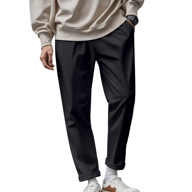 Herren elegante Chino-Hose mit bequemem Bund und modischem Schnitt Krohn-e