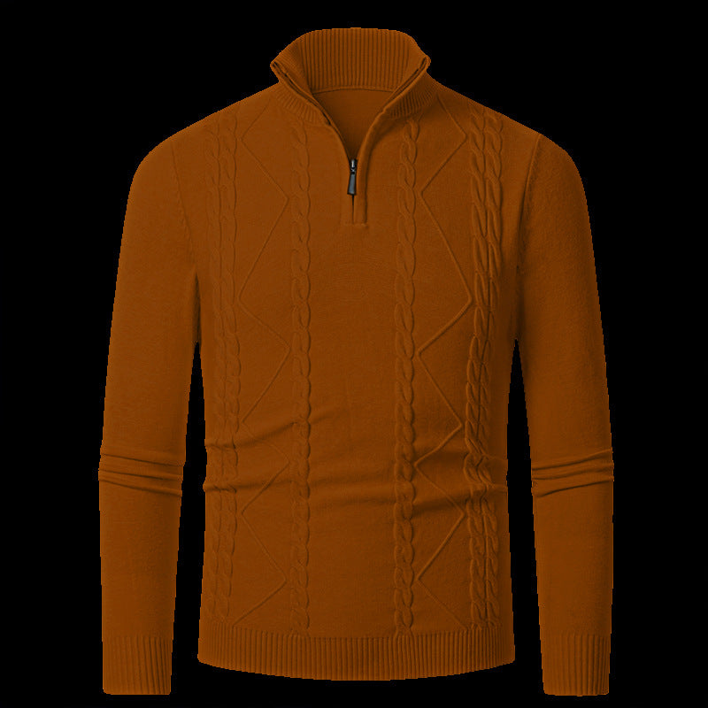 Herren Strickpullover mit modischem Reißverschluss Krohn-e