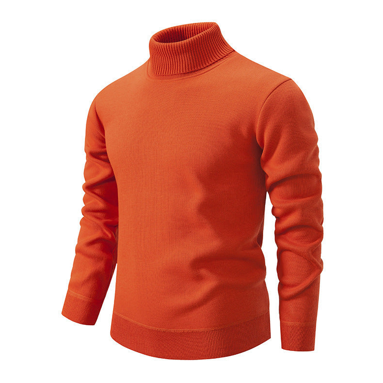 Herren Rollkragenpullover aus weichem Strick mit strukturiertem Design Krohn-e