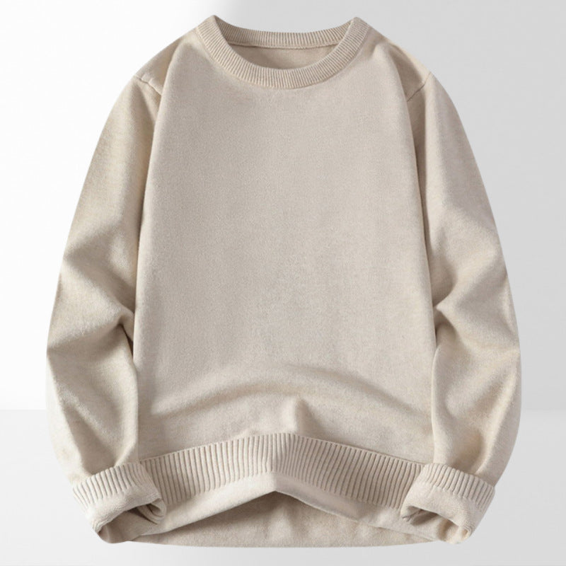 Damen bequemer und eleganter Rundhalsausschnitt Pullover Krohn-e