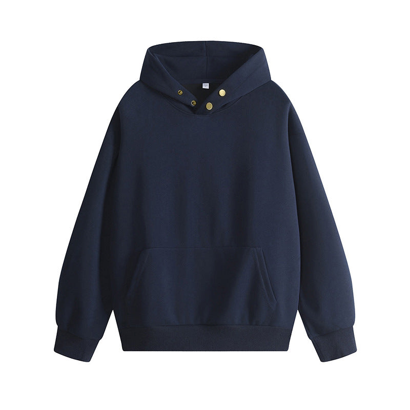 Damen Kapuzenpullover mit innovativem Schnitt und praktischen Druckknöpfen Krohn-e