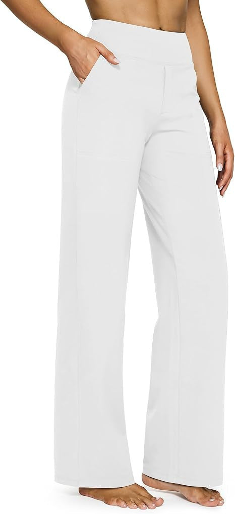Damen Weitgeschnittene Lounge-Hose mit elastischem Bund Krohn-e