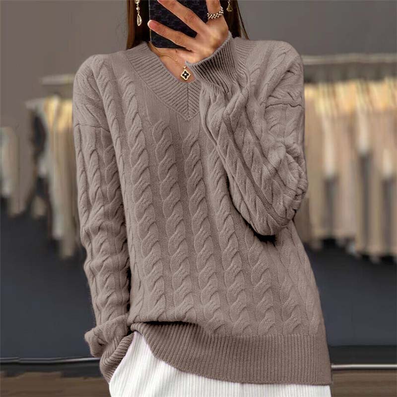 Krohn-e | Pullover mit Zopfmuster