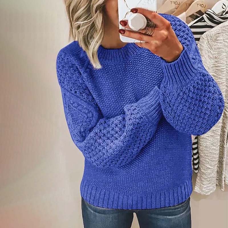 Krohn-e | Pullover - Damen Winter Freizeit Strickpullover