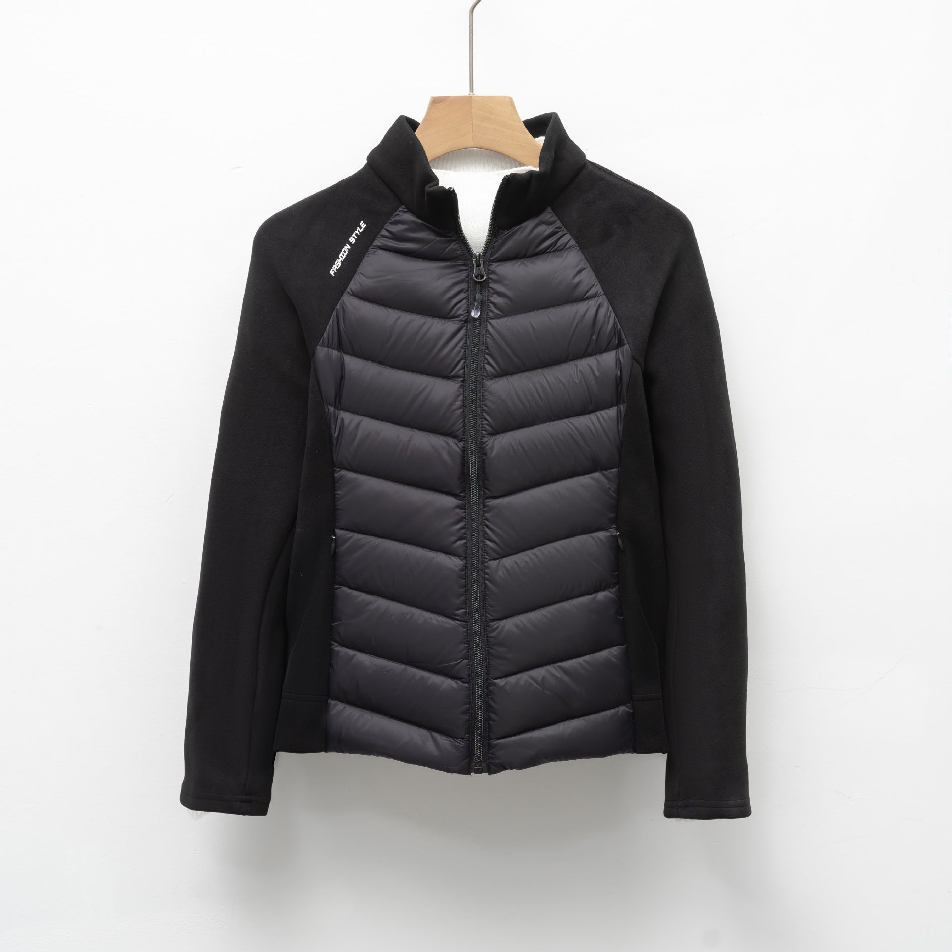 Damen gesteppte Sportjacke mit hohem Kragen und funktionalen Reißverschlusstaschen Krohn-e