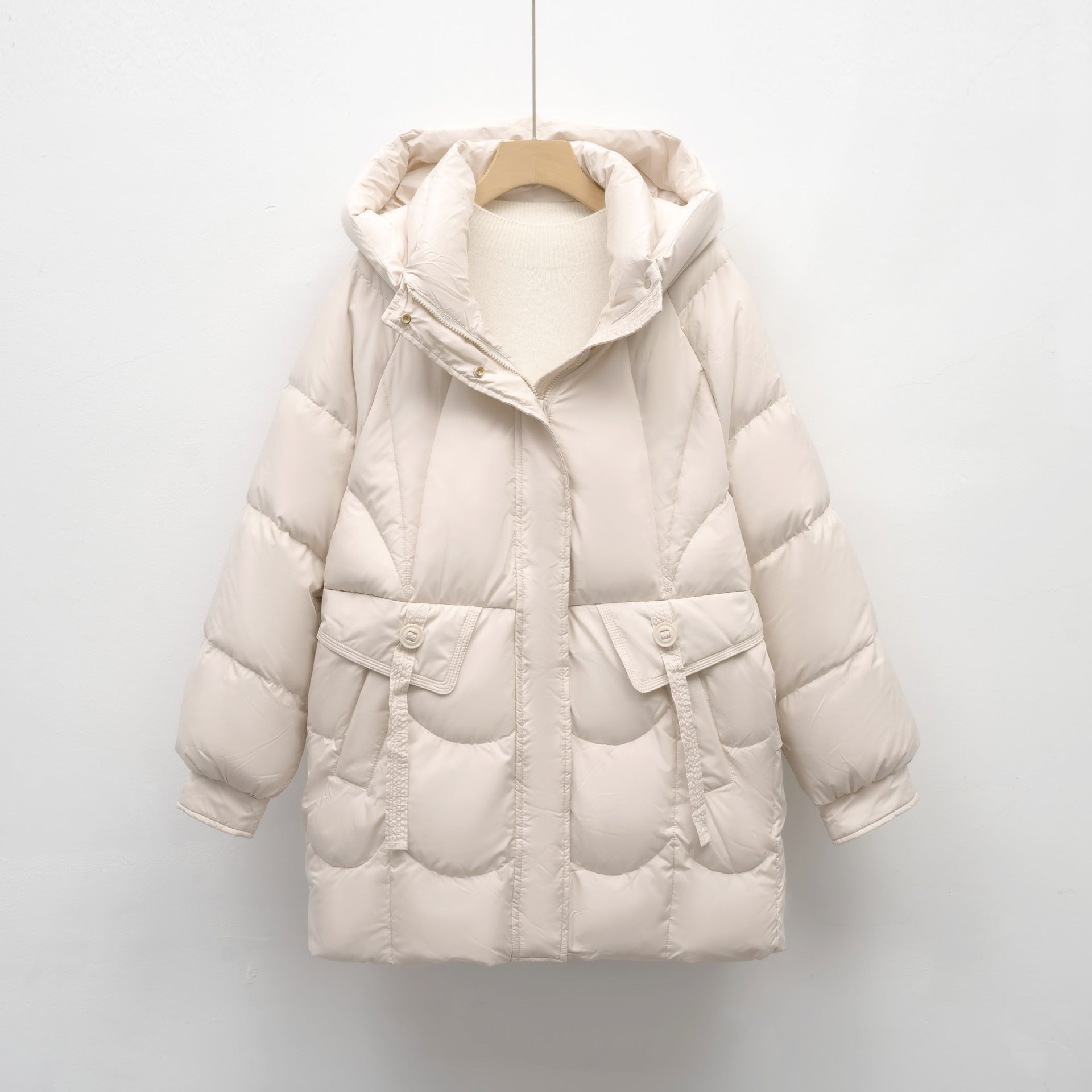 Damen bequeme Steppjacke mit Kapuze Krohn-e