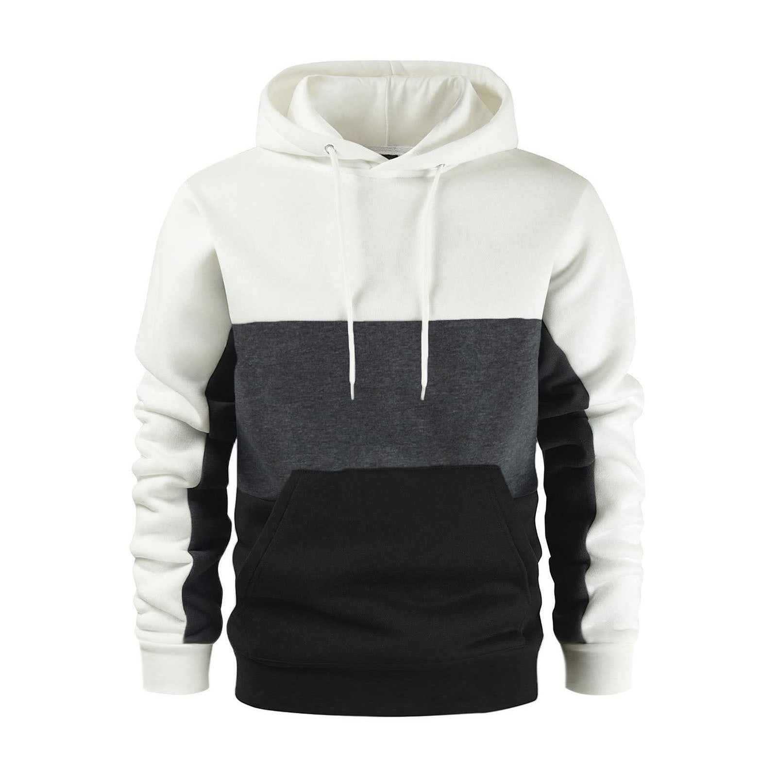 Herren Kapuzenpullover mit modischem Farbblockdesign Krohn-e