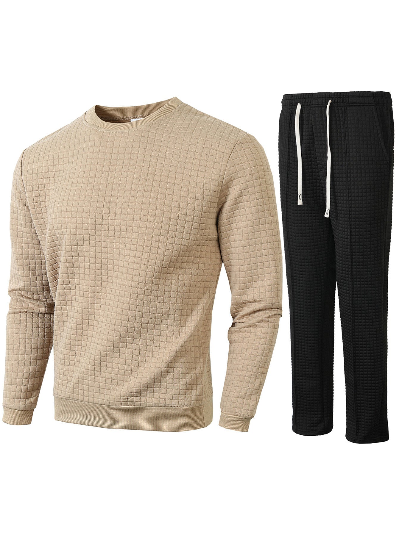 Herren gemütliches Sweatshirt und Jogginghose Set Krohn-e
