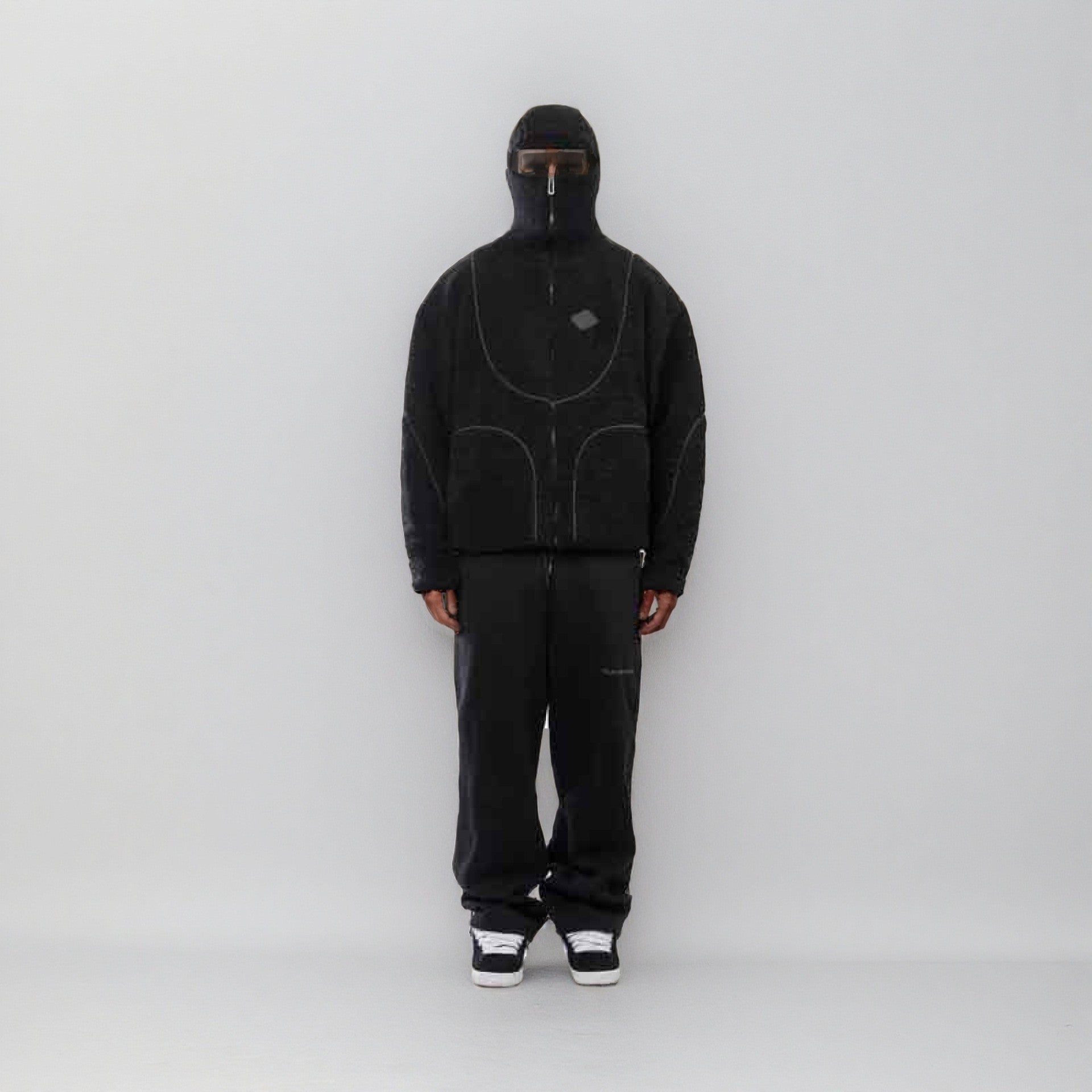 Herren Gemütliche Teddyjacke mit Kontrastnähten Krohn-e