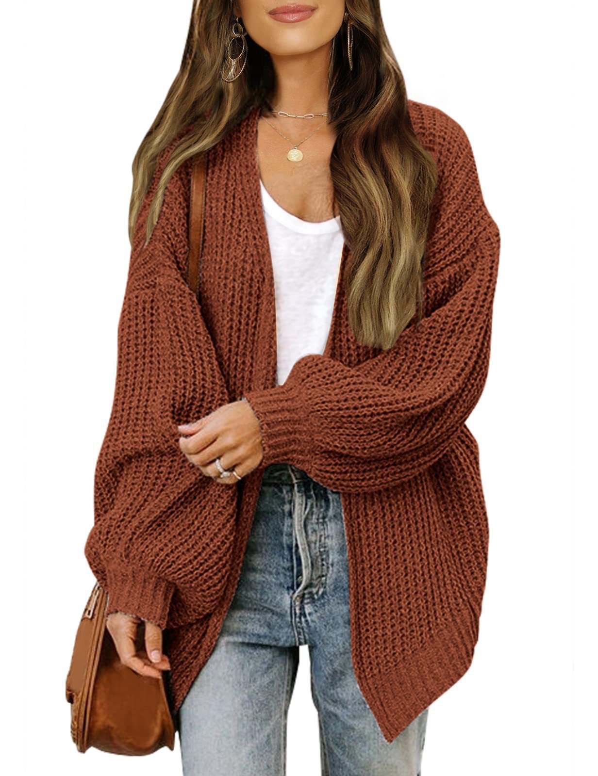 Damen lässige Strickjacke mit lockerer Passform Krohn-e