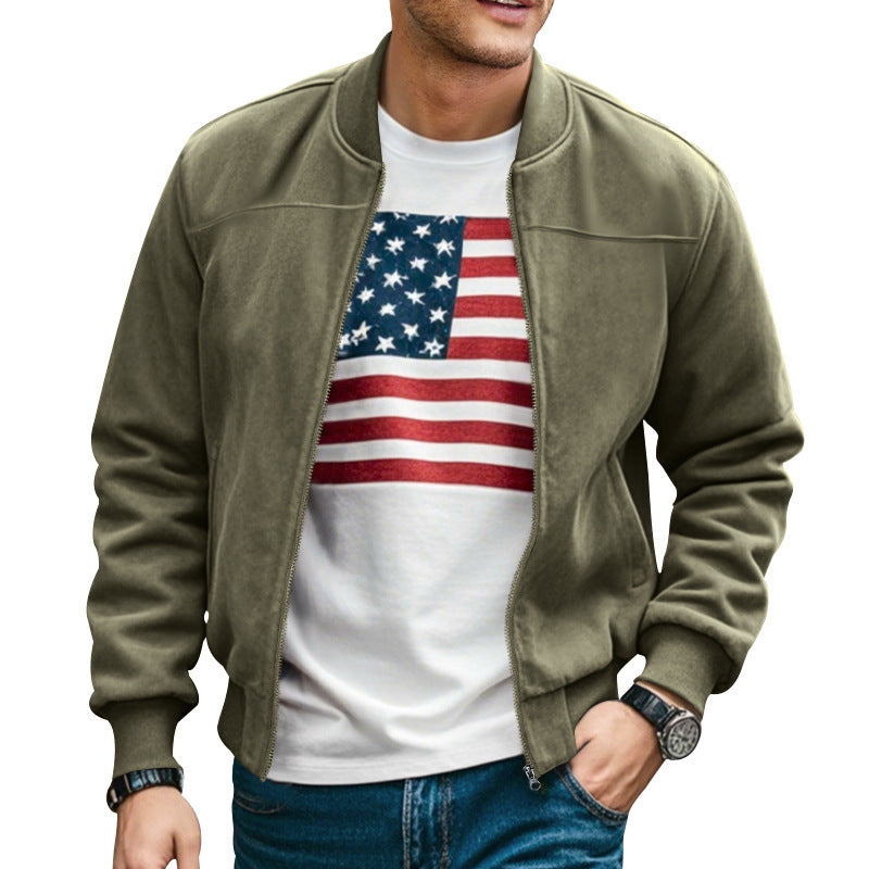 Herren Bomberjacke mit modernem Schnitt und praktischen Taschen Krohn-e