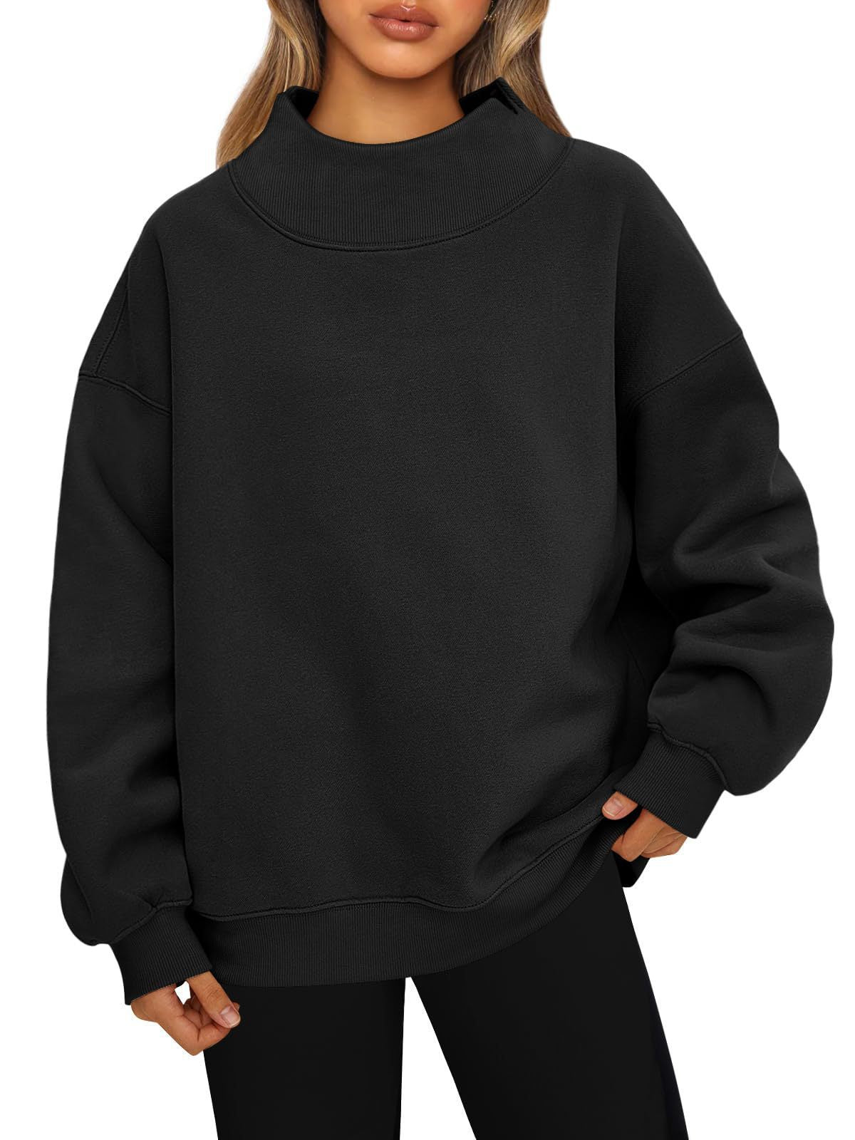Damen Hochwertiger Stehkragen-Sweater Krohn-e