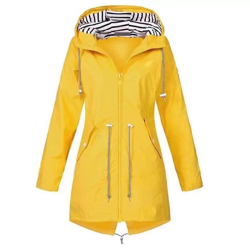 Krohn-e | Kapuze Winddichte Regenjacke Langarm