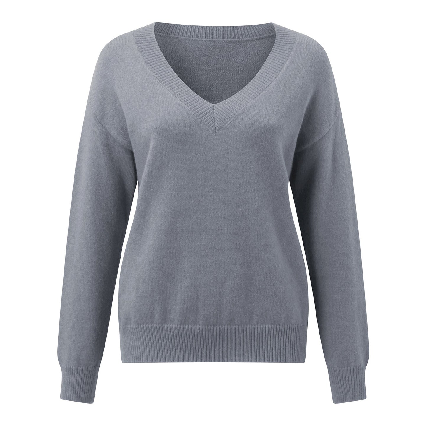 Damen eleganter V-Ausschnitt Pullover Krohn-e