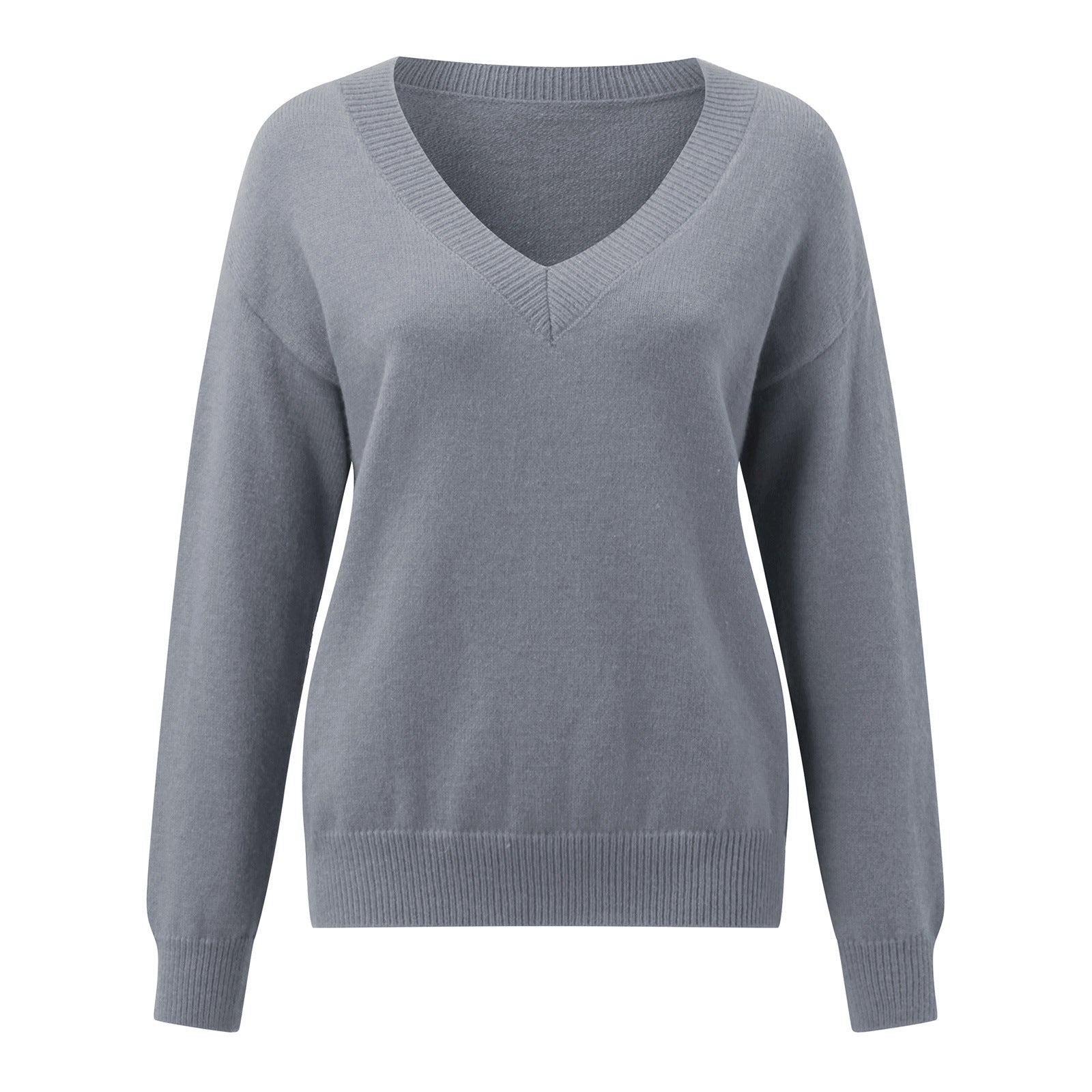 Damen eleganter V-Ausschnitt Pullover Krohn-e