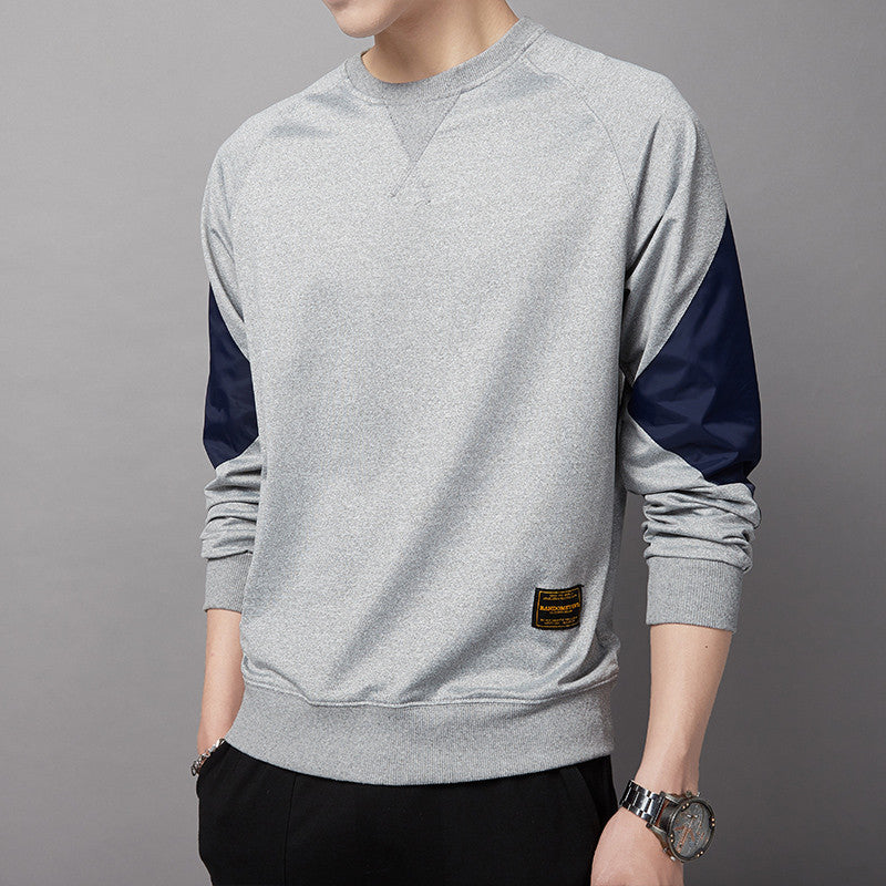 Herren Sportlicher Sweatshirt mit kontrastierenden Ärmeln Krohn-e