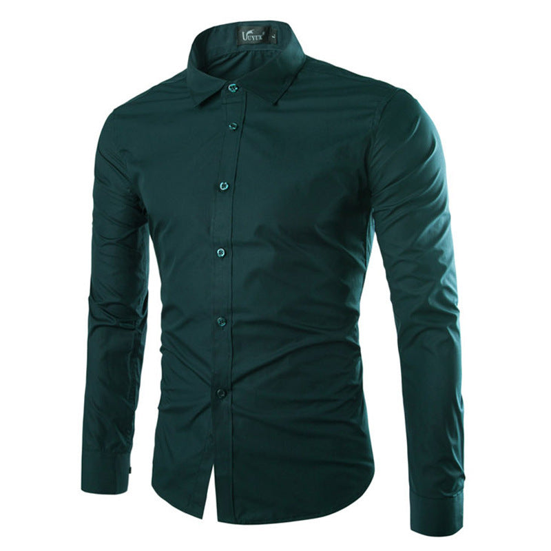 Herren elegante Langarmhemd Krohn-e