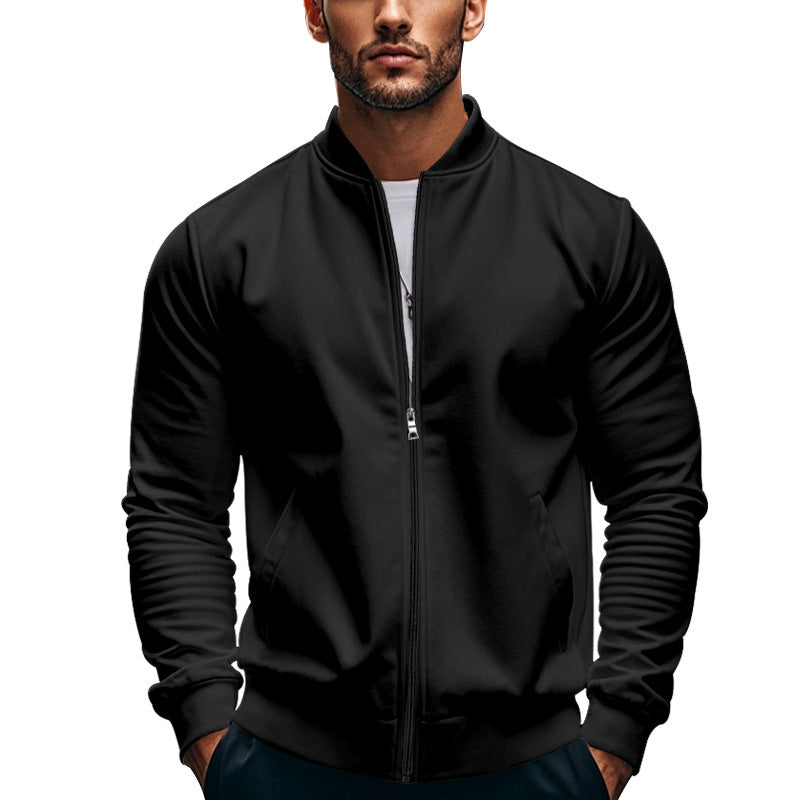 Herren sportliche Jacke mit praktischem Reißverschluss und atmungsaktiven Materialien Krohn-e