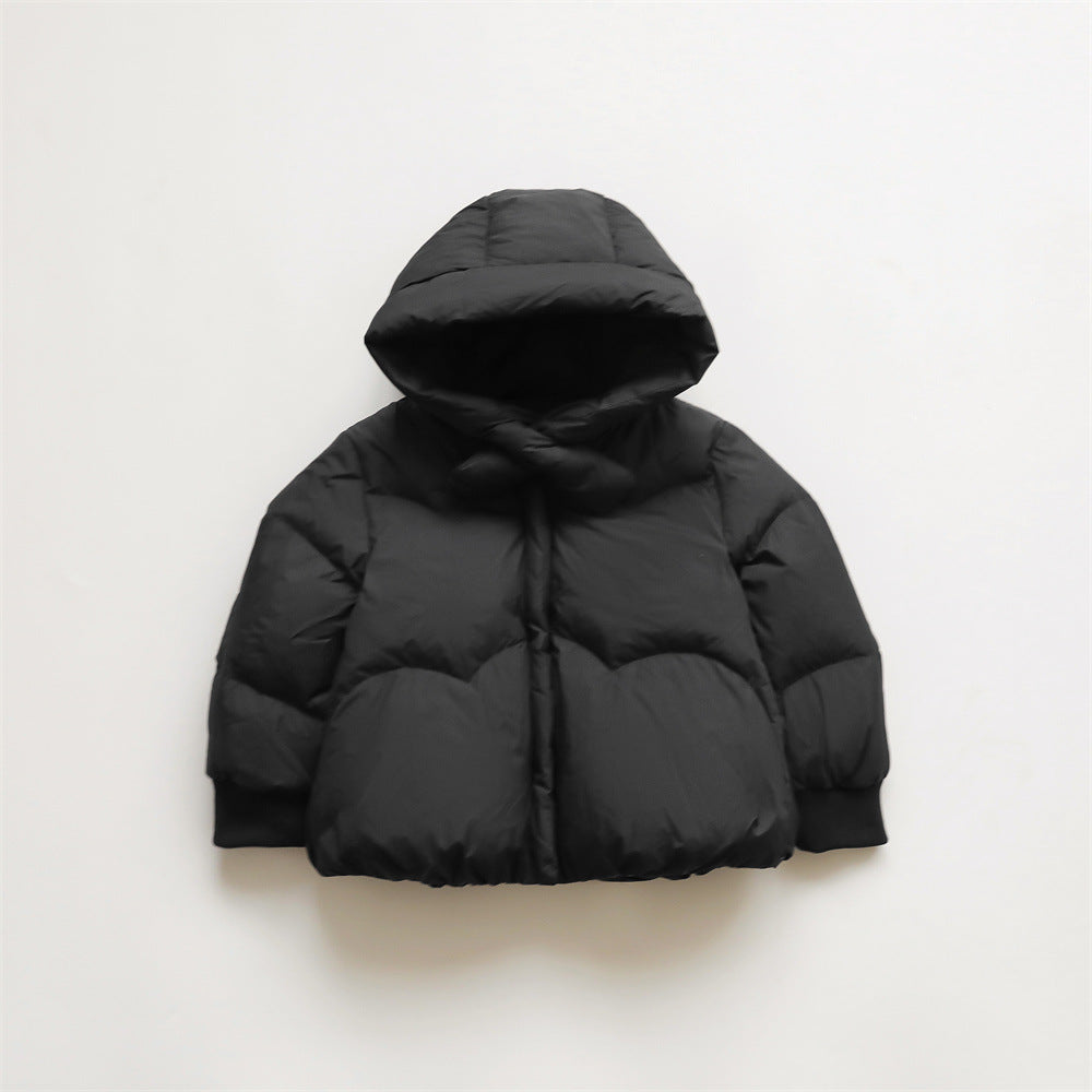 Damen Voluminöse Steppjacke mit Kapuze und hohem Kragen Krohn-e
