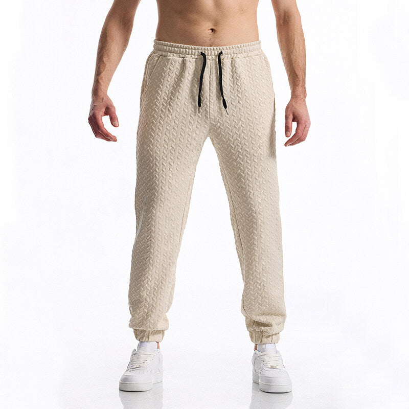 Herren Sportliche Freizeithose mit strukturiertem Design Krohn-e