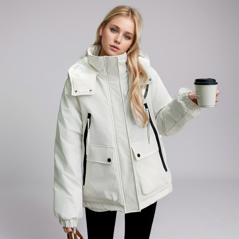 Damen sportliche Übergangsjacke mit vielfältigen Taschen und verstellbarem Kragen Krohn-e