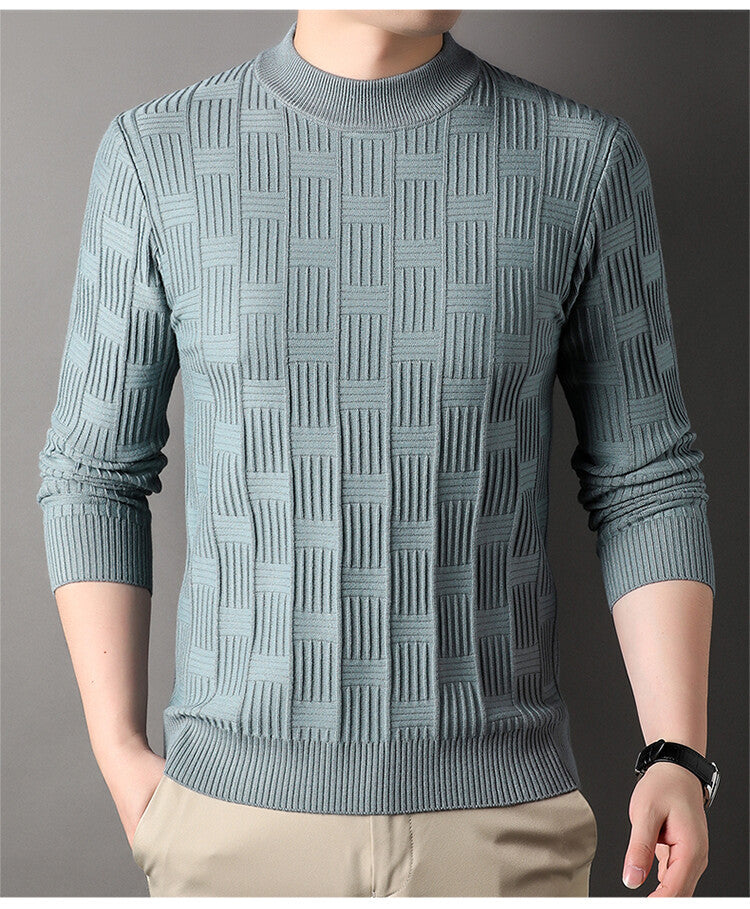 Herren Feinstrickpullover mit modernem Strukturdesign Krohn-e
