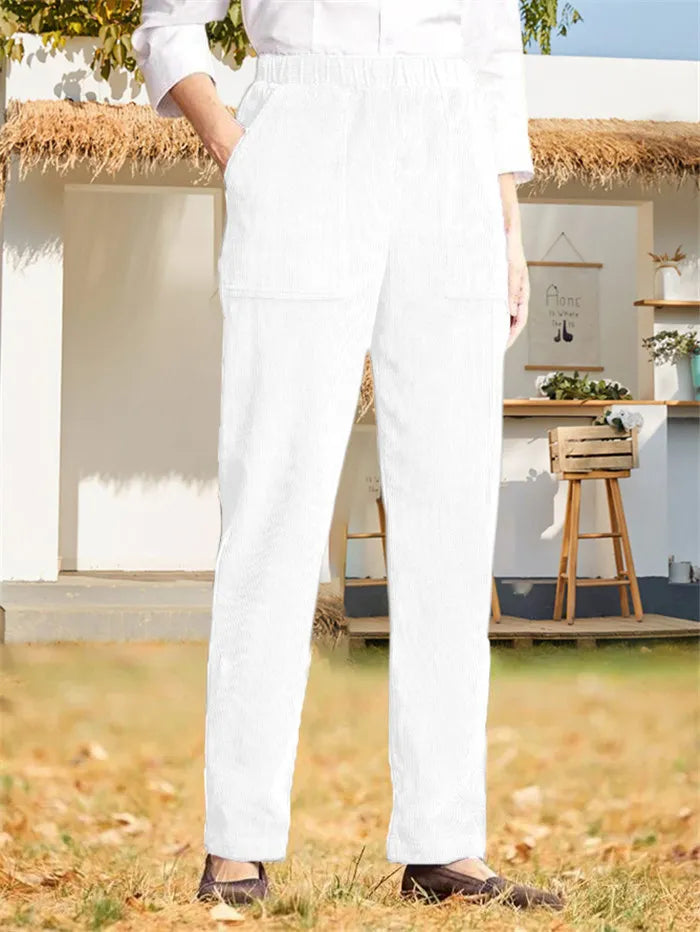 Damen Cordhose in unifarbener Ausführung von Marion