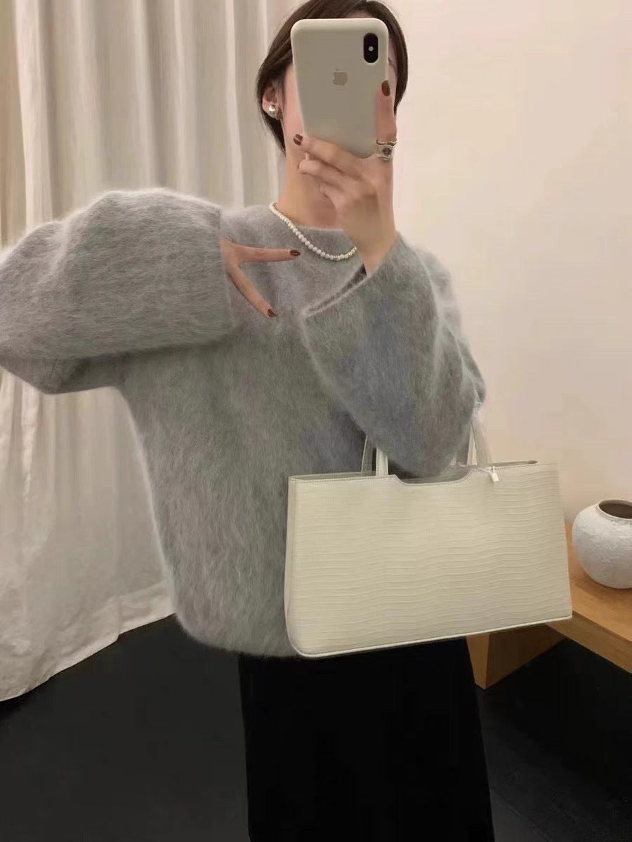 Damen kuscheliger Pullover mit Boxy-Schnitt Krohn-e