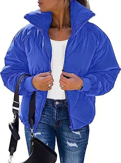 Damen Wärmeisolierte Steppjacke mit hohem Kragen und elastischen Bündchen Krohn-e