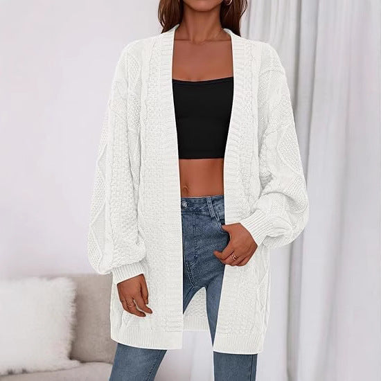 Damen Großer, gestrickter Cardigan Krohn-e
