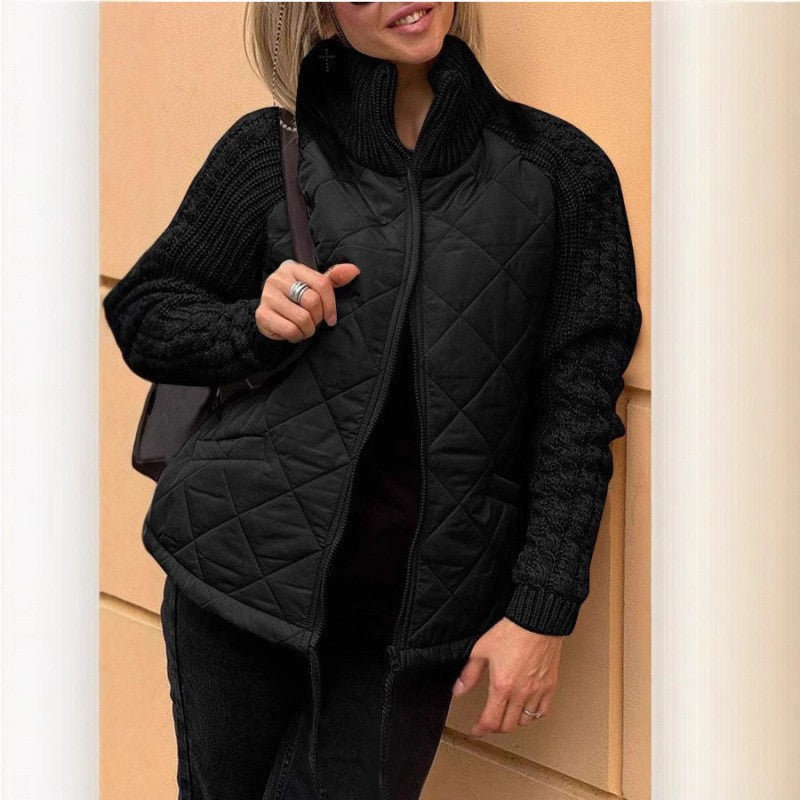 Damen Steppjacke mit Strickärmeln Krohn-e
