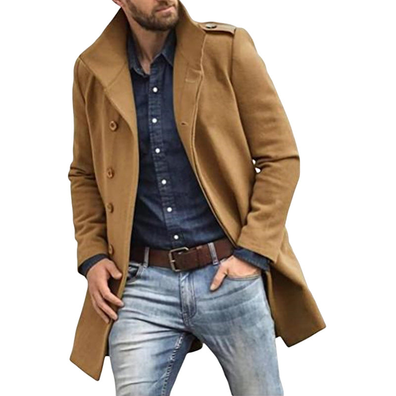 Herren klassischer Trenchcoat mit modernem Schnitt Krohn-e