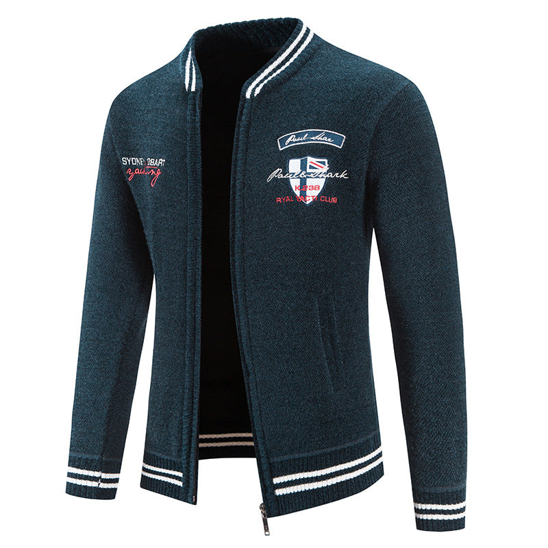 Herren sportliche Strickjacke mit vielseitigem Design Krohn-e