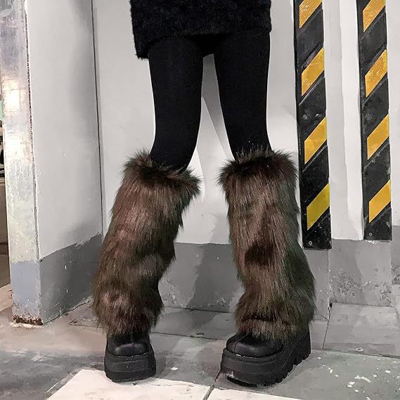 Damen Modische Fellstulpen Krohn-e