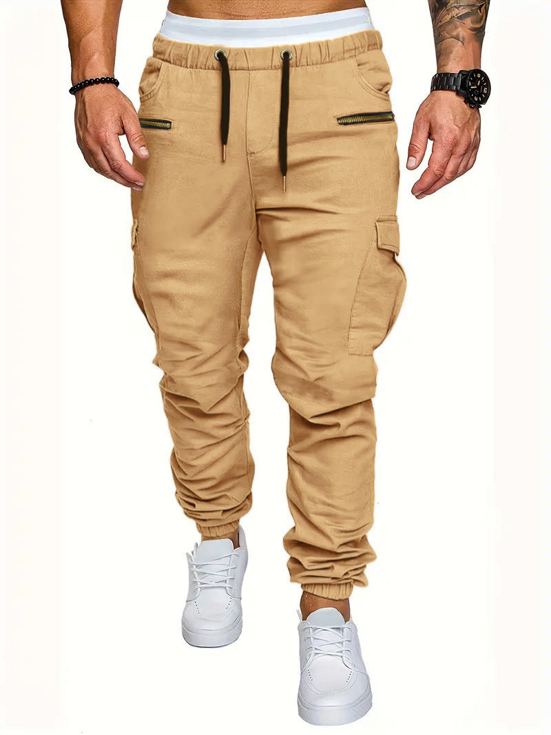 Herren Cargo-Jogginghose mit elastischem Bund und praktischen Reißverschlusstaschen Krohn-e