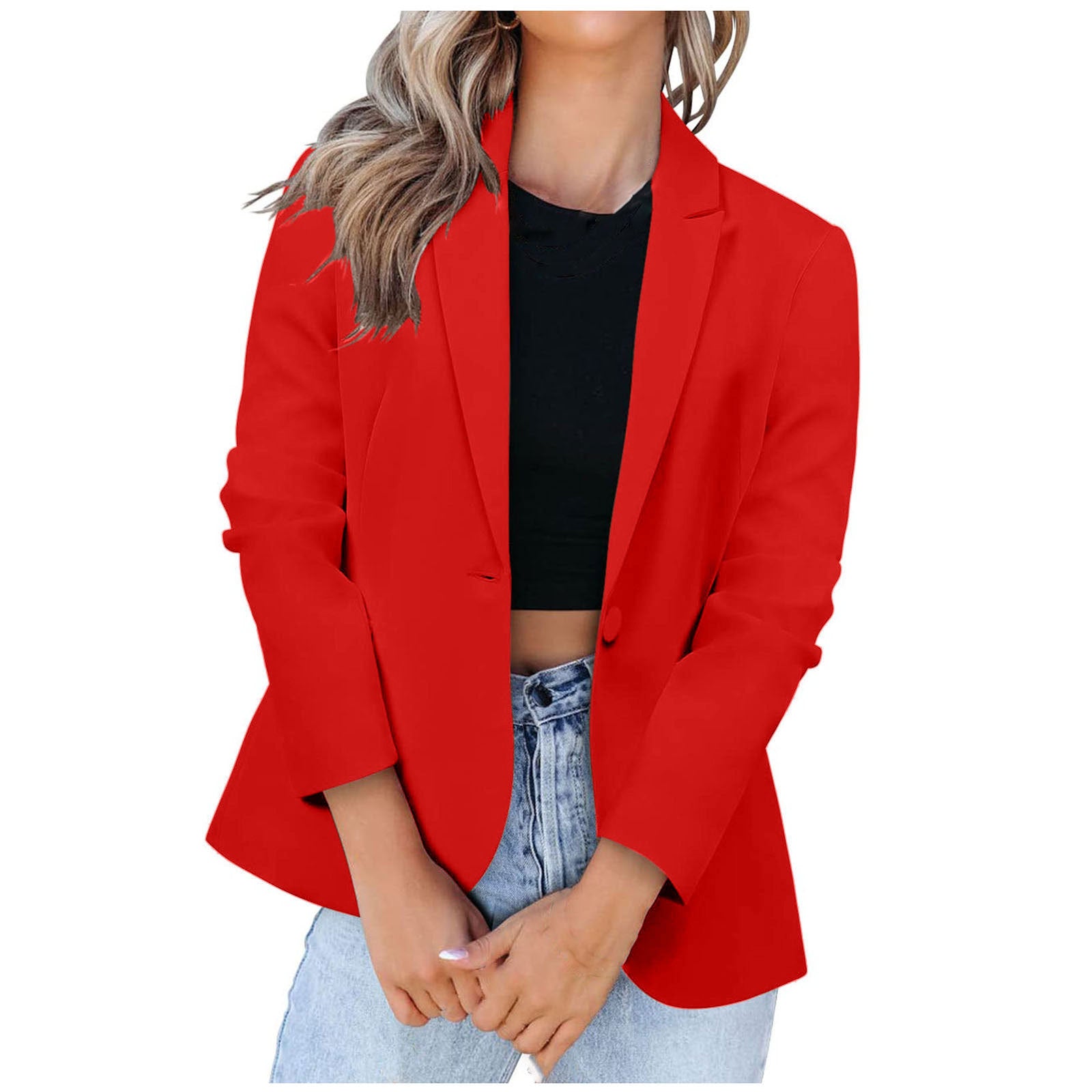 Damen Eleganter Blazer mit modernem Schnitt und praktischen Taschen Krohn-e