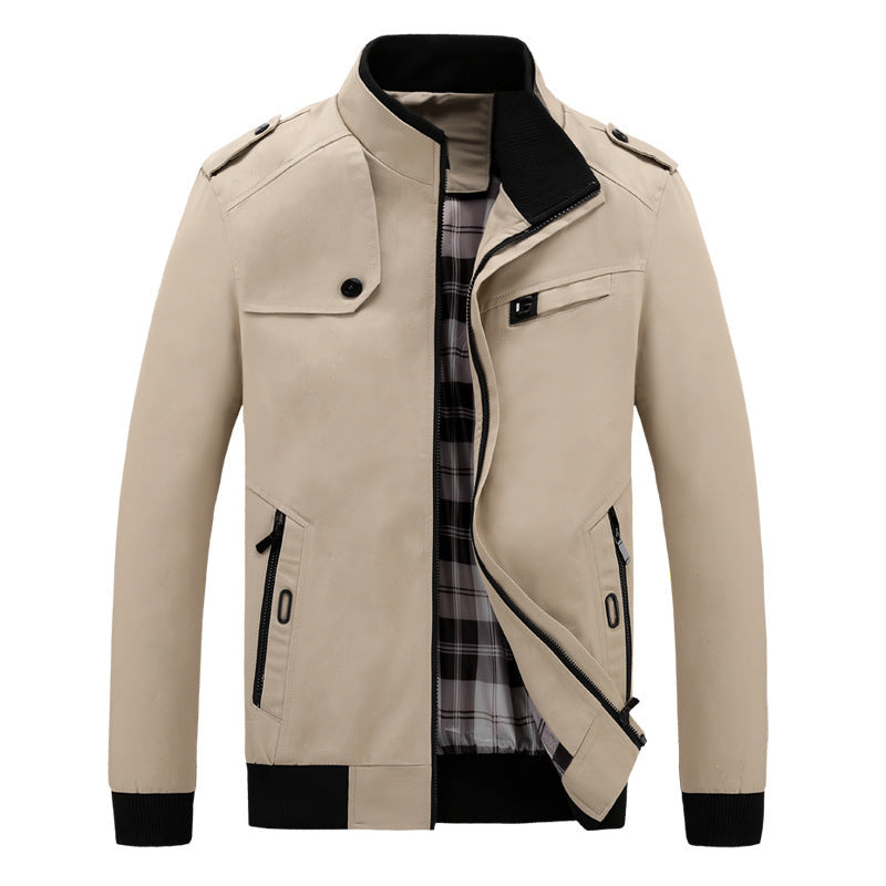 Herren modische Übergangsjacke mit praktischen Taschen und modernem Schnitt Krohn-e