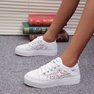 Damen Sportliche Sneaker mit luftdurchlässigem Spitze-Design Krohn-e